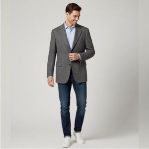 Grant Thomas Blazer 42 R Camel Hair Sport Coat Jacket Lord & Taylor Gray